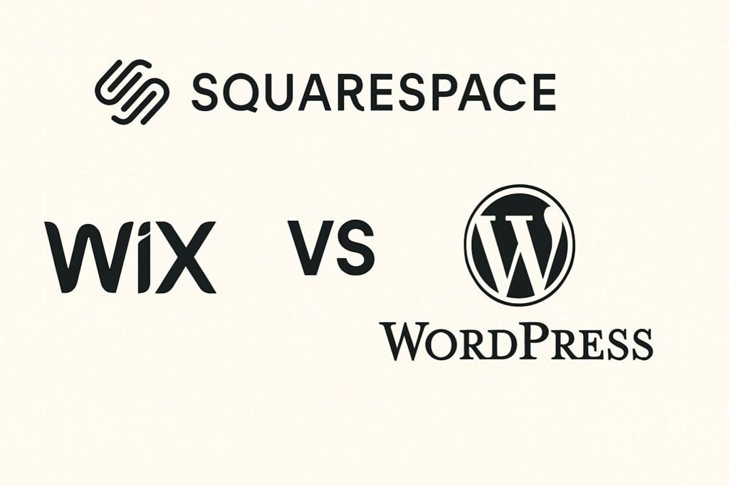 Squarespace vs Wix vs WordPress